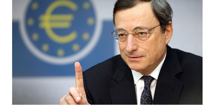 Draghi: Promising to keep stable policy.
