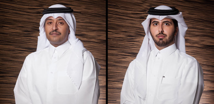 Al-Malki (left) and al-Kuwari: Building success on expertise and insight.
