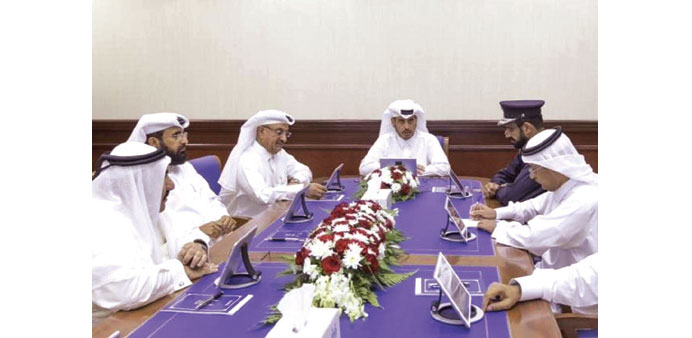 HE the Prime Minister chairs the meeting which was attended by a number of senior officials.