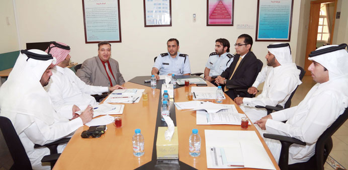 Officials and participants at the workshop.