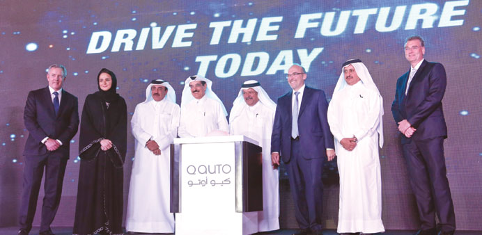 Dignitaries and officials at the event.