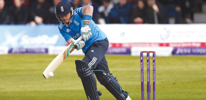 Englandu2019s Ian Bell en route to his 50 against Scotland in Aberdeen, Scotland. (Reuters)