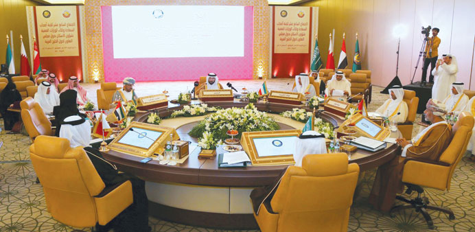 Undersecretaries of the GCC housing ministries hold their meeting in Doha yesterday.