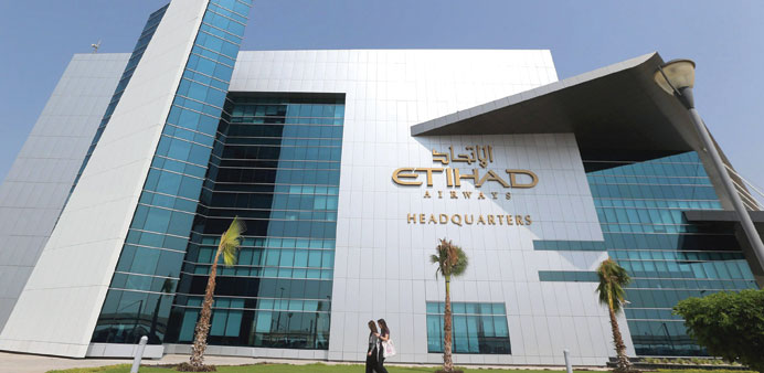 The Etihad Airways headquarters in Abu Dhabi. Etihadu2019s collection of minority airline stakes stretches from the Seychelles to Ireland and Australia, a
