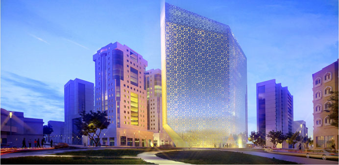 A rendering of Shaza Doha
