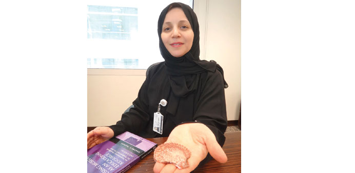 Nahil Salah al-Askari is able to apply the knowledge she has gained at the QMA.