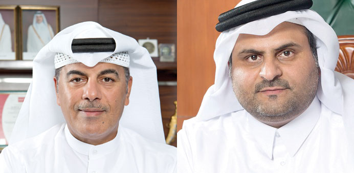 Ibrahim Jaham al-Kuwari   and   Sheikh Saoud bin Abdulrahman al-Thani