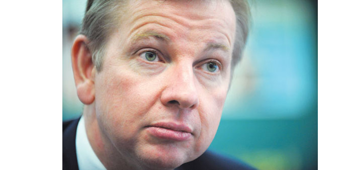Education Secretary Michael Gove