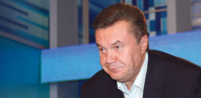 Yanukovych: remains in charge of the security forces.