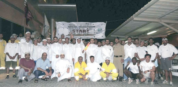 Officials and staff during the event.