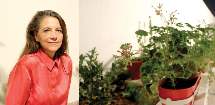 INSPIRATION: Dr Anna Grichting Solder believes there are many possibilities of growing green in Qatar.                                           Photo