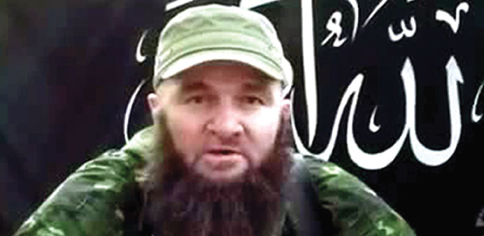 A file picture made from a screen grab taken from undated video posted on July 3, 2013, on the Islamist rebel mouthpiece Kavkaz Centre website shows a