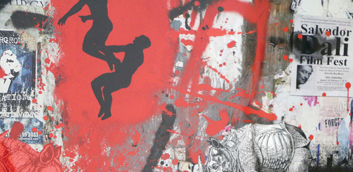 UNDER SIEGE: Iraqi artist Kareem Risanu2019s work reflects his experiences of living through war and invasion.
