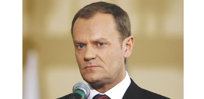 Tusk: awaiting a decision by the constitutional court.