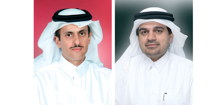 Sheikh Dr Khalid and al-Shaibei: Branching out, both in local and overseas markets.