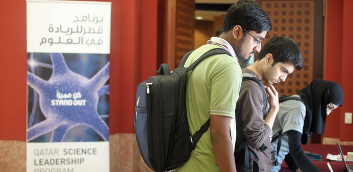 Some of the participants registering for the session