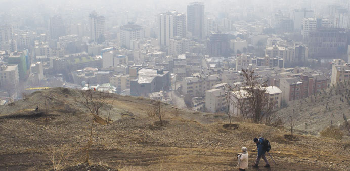 Thick smog has shrouded Tehran for most of the past week.