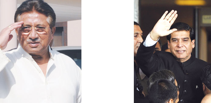 Musharraf: To appeal to Supreme Court and Ashraf: Faces corruption charges.