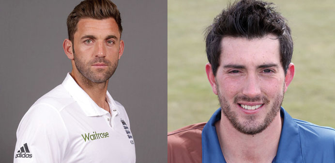 CALL OF DUTY: Liam Plunkett (L) and Mark Footitt.