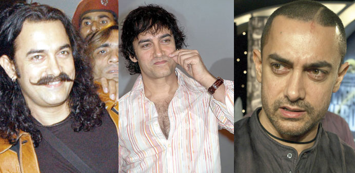 The many faces of Aamir Khan, who turned 48 this month.