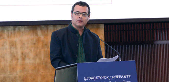Dr Prashad delivering the lecture at the university.