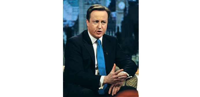 Cameron: favours combat role for female soldiers.