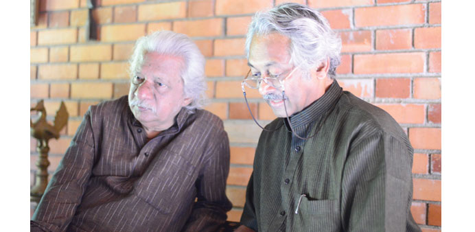 LEGENDS: Adoor Gopalakrishnan (left) with Girish Kasaravalli.