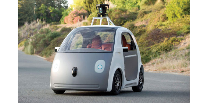  Google driverless car.