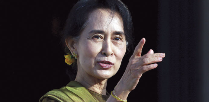 Myanmar opposition leader Suu Kyi has said she plans to lead the next government if her National League for Democracy (NLD) comes to power in the Nov 