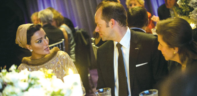HH Sheikha Moza bint Nasser at the event. PICTURE:  AR Al-Baker/HHOPL