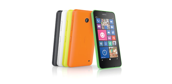Nokia Lumia 630 smartphones.