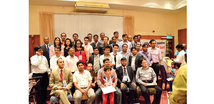 A group photo of some of the engineers who attended the programme.