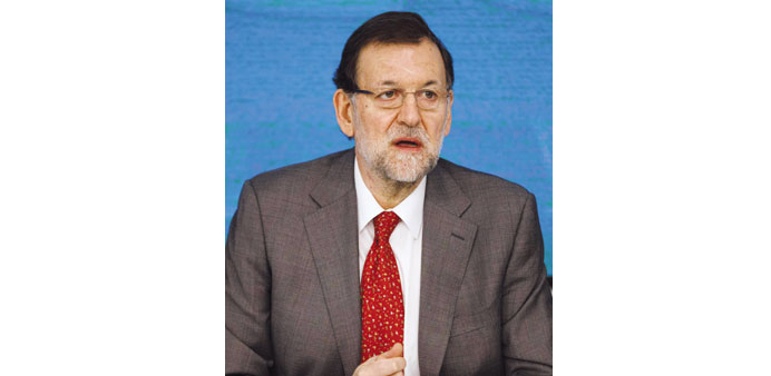 Rajoy: Political bet.