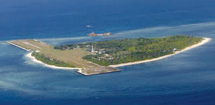 An island in the Spratlysu2019 chain.