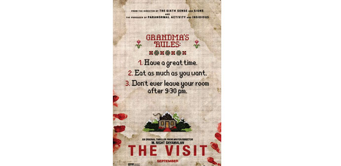 A poster for The Visit.