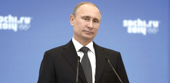President Putin: he wants deference from neighbouring states.